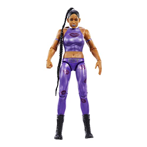 WWE HKP82 - Basic WrestleMania Bianca Belair Actionfigur, 15cm WWE Sammlerstück mit Zubehör, Spielzeug Geschenk für Kinder und Fans ab 6 Jahren von Mattel