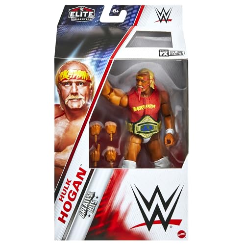 WWE Hulk Hogan Beißendes Stirnband) Elite Greatest Hits 7 Spielzeug-Wrestling-Actionfigur von WWE