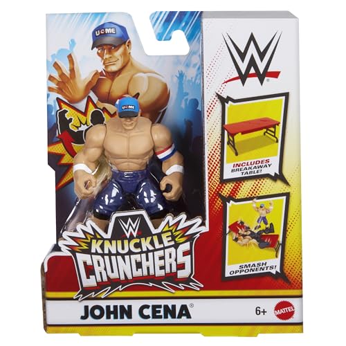 WWE John Cena Knuckle Crunchers 6 Spielzeug-Wrestling-Actionfigur, Blau WWE John Cena Knuckle Crunchers 6 Spielzeug-Wrestling-Actionfigur, Blau von WWE