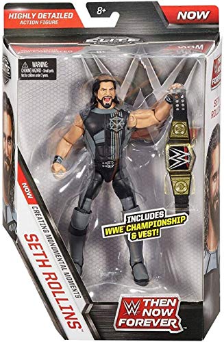 WWE Mattel – FBJ30 Then Now Forever – Seth Rollins – Actionfigur, 15cm von WWE