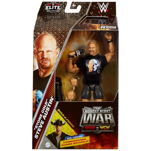 WWE Monday Night War Elite Collection Stone Cold Steve Austin Actionfigur von WWE