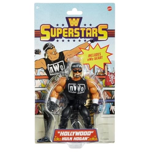 WWE Superstars Actionfiguren-Kollektion im Retro-Stil (Hollywood Hulk Hogan) von WWE