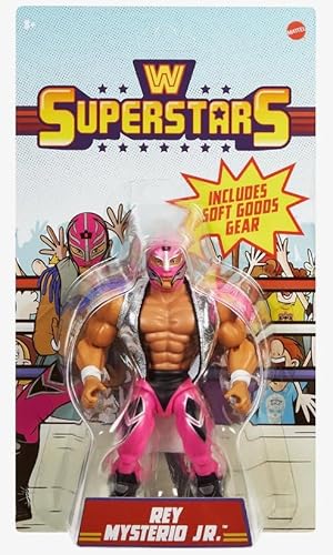 WWE Superstars Serie 11, Rey Mysterio Jr. 15,2 cm große Retro-Actionfigur von WWE