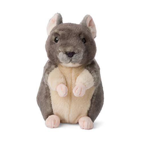 WWF Plüsch 00927 - Plüschtier Chinchilla, lebensecht gestaltetes Kuscheltier, ca. 17 cm groß, wunderbar weich und kuschelig, Handwäsche möglich von WWF