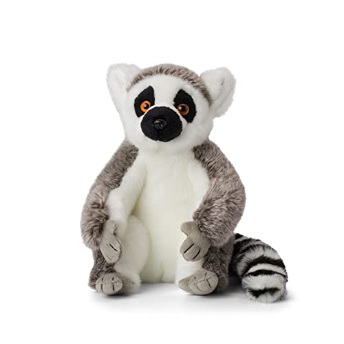 WWF Plüschtier Lemur (23cm), besonders Flauschige und lebensechte Plüschtierkollektion des WWF, hohe Qualitäts- und Sicherheitsstandards, auch für Babys geeignet, Mehrfarbig von WWF