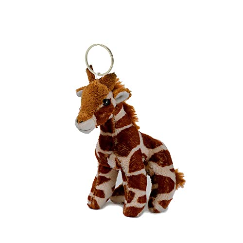 WWF 00294 - Plüschtier Giraffe, lebensecht gestalteter Kuscheltier-Anhänger, ca. 10 cm groß, wunderbar weich und kuschelig, Handwäsche möglich von WWF