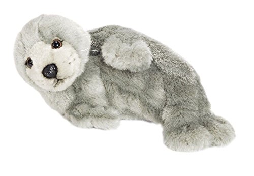 WWF WWF12691 - Plüschfigur Robbe, Liegend 24 cm, grau von WWF