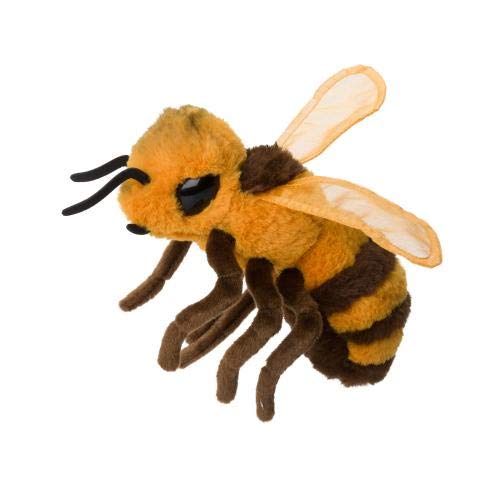 WWF Plüschtier Biene (17cm), realistisch gestaltetes Plüschtier, Super weiches, lebensecht gestaltetes Plüschtier zum Knuddeln und Liebhaben, Handwäsche möglich von WWF