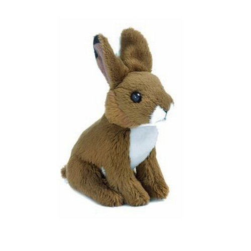 WWF Plüschtier Waldtiere (10cm) Fuchs Hase Eichhörnchen Igel Kuscheltiere (Hase) von WWF