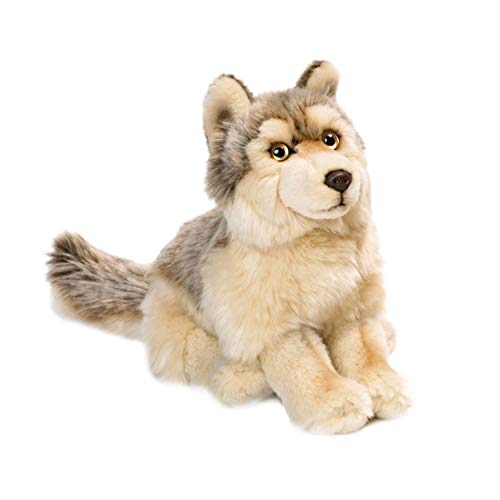 WWF Plüsch WWF00357 WWF Plüschkolletion World Wildlife Fund Wolf Plüschtier, Mehrfarbig, 25 cm von WWF