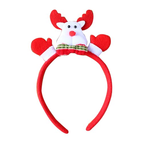 WWHJR Frohe Weihnachten Dekorationen Party Requisiten Rentier Hairhoop Weihnachten Weihnachtsmann Stirnband Bühne Requisiten Festival Party Supplies von WWHJR