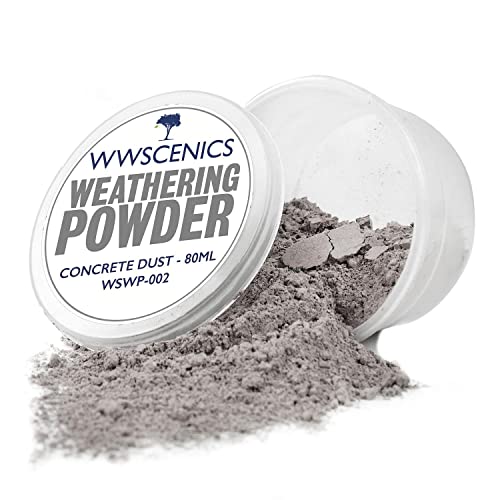 WWScenics | Modell Verwitterung Pulver | Beton Pulver - WSWP-002-80ml von WWS War World Scenics