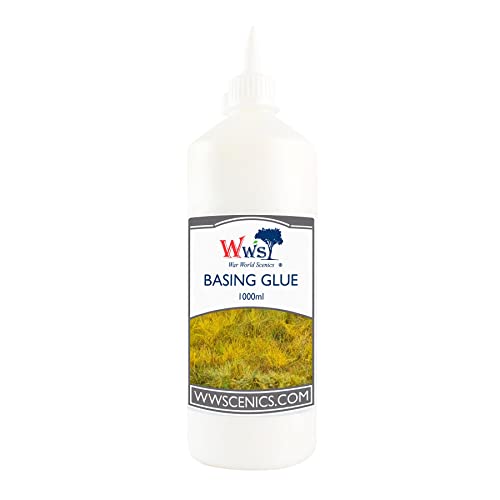 War World Scenics 1000ml Basing Kleber für Statische Grasfasern Modellbau Modellbahn Tabletop Gelände von WWS War World Scenics