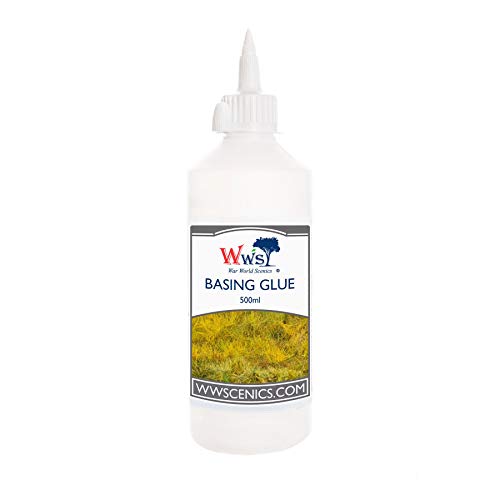 War World Scenics 500ml Basing Kleber für Statische Grasfasern Modellbau Modellbahn Tabletop Gelände von WWS War World Scenics