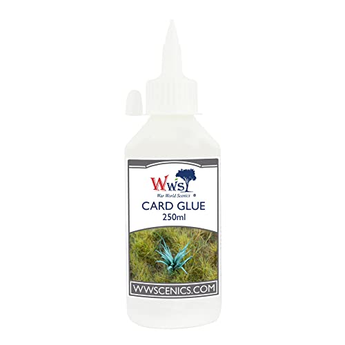 War World Scenics MDFKleber 250ml Flasche für Modellbahn und Tabletop Modellbau-Gebäude Strukturen von WWS War World Scenics