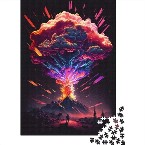 1000-teiliges Puzzle „Regenbogenexplosion“ für Erwachsene, Puzzles für Erwachsene und Teenager, Puzzles für Erwachsene und Teenager, 1000 Teile (75 x 50 cm) von WXMMoney