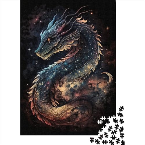 1000-teiliges Puzzle für Erwachsene, Galaxy Art, chinesischer Drache, Puzzles für Kinder, Puzzles 1000-teilig, Spielspielzeug für Kinder, Familienpuzzles, Geschenk, 1000 Stück (75 x 50 cm) von WXMMoney