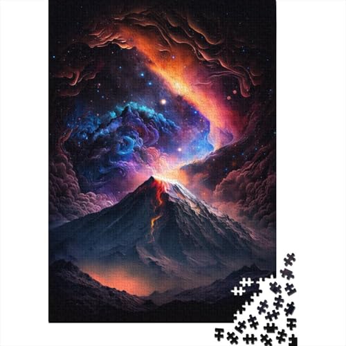 1000-teiliges Puzzle für Erwachsene, Vulkane in der Galaxie, Puzzles für Kinder, Puzzles 1000-teilig, Spielspielzeug für Kinder, Familienpuzzles, Geschenk, 1000 Stück (75 x 50 cm) von WXMMoney