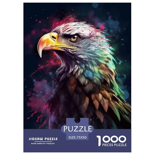 1000-teiliges Puzzle mit Tierkunst und Vögeln für Erwachsene, Puzzles, Lernspielzeug, 1000 Stück (75 x 50 cm) von WXMMoney