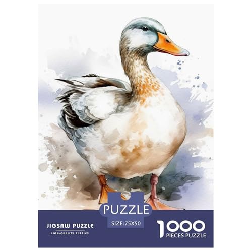 1000-teiliges Puzzle mit Tierkunst und Vögeln für Erwachsene, Puzzles für Erwachsene, Puzzles, einzigartige Heimdekoration und Geschenke, 1000 Stück (75 x 50 cm) von WXMMoney