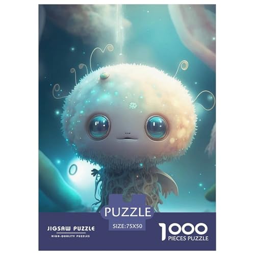 1000-teiliges Puzzle mit süßen Monstern für Erwachsene, Puzzle, Puzzle für Erwachsene, Lernspiele für zu Hause, DIY-Spielzeug, 1000 Teile (75 x 50 cm) von WXMMoney