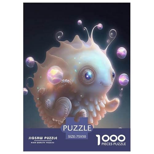 1000-teiliges Puzzle mit süßen Monstern für Erwachsene Teenager, Puzzles für Erwachsene, Puzzles für Erwachsene, Puzzles für Erwachsene, Teenager, 1000 Teile (75 x 50 cm) von WXMMoney