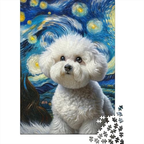 300-teiliges Hunde-Puzzle für Erwachsene, schwierige Puzzles, Puzzle für Erwachsene zur Heimdekoration, 300 Stück (40 x 28 cm) von WXMMoney