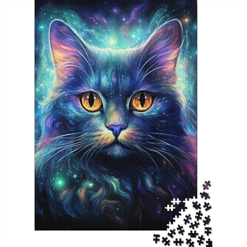 300-teiliges Katzen-Puzzle für Erwachsene, schwierige Puzzles, Puzzle für Erwachsene zur Heimdekoration, 300 Stück (40 x 28 cm) von WXMMoney