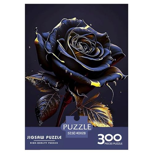 300-teiliges Kunst-Blumen-Puzzle für Erwachsene, Puzzle für Erwachsene, Alter 14+, 300 Teile (40 x 28 cm) von WXMMoney