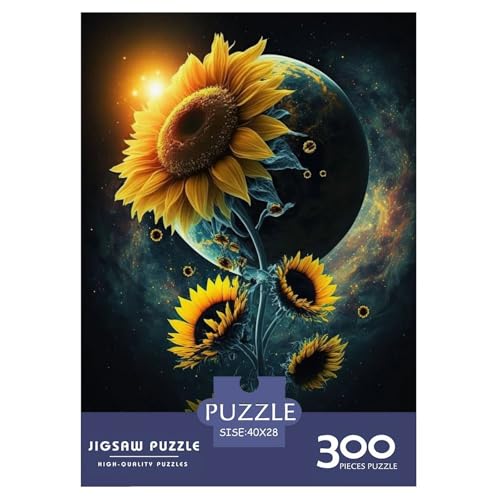 300-teiliges Kunst-Blumen-Puzzle für Erwachsene, Puzzle für Erwachsene, Alter 14+, 300 Teile (40 x 28 cm) von WXMMoney