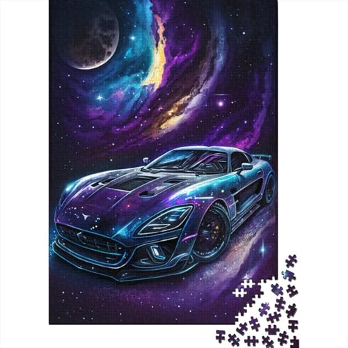 300-teiliges Puzzle für Erwachsene, Galaxy-Sportwagen-Puzzles für Kinder, Puzzles 300-teiliges Spielspielzeug für Kinder, Familienpuzzles, Geschenk, 300 Stück (40 x 28 cm) von WXMMoney