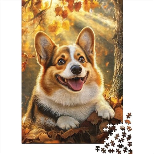 300-teiliges Puzzle mit Shetland Sheepdog, Puzzle für Kinder, Spielzeug, Herausforderungsspiel, Puzzle, kreative Puzzles, Wanddekoration (40 x 28 cm) von WXMMoney