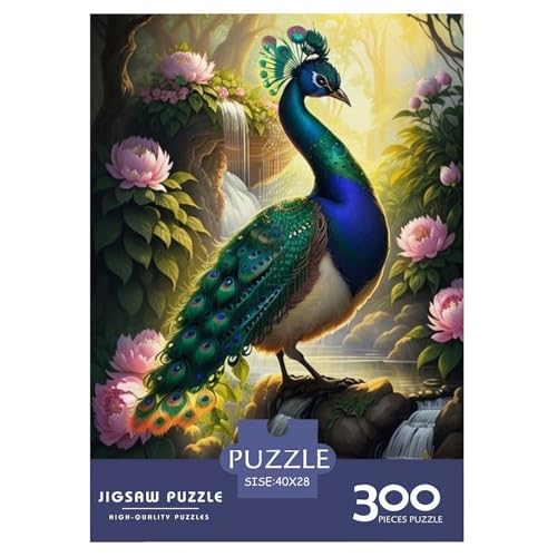 300-teiliges Puzzle mit Tierkunst und Vögeln, Puzzle für Erwachsene, ab 14 Jahren, 300 Teile (40 x 28 cm) von WXMMoney