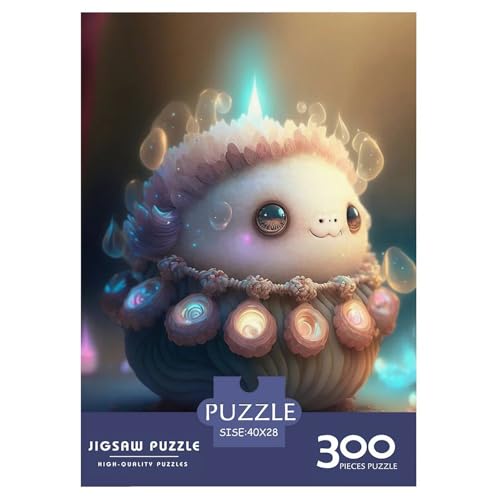 300-teiliges Puzzle mit süßen Monstern, Puzzle für Erwachsene, Puzzle für Erwachsene, Lernspiel, Herausforderungsspielzeug, 300 Stück (40 x 28 cm) von WXMMoney