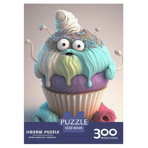 300-teiliges Puzzle mit süßen Monstern für Erwachsene, Puzzles für Erwachsene und Teenager, Erwachsene ab 14 Jahren, 300 Teile (40 x 28 cm) von WXMMoney