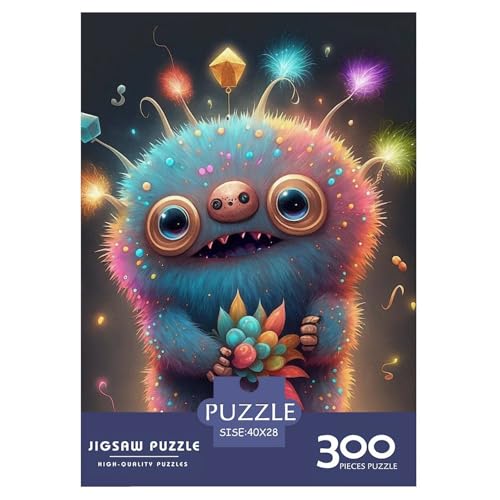 300-teiliges Puzzle mit süßen Monstern für Erwachsene Teenager. Puzzles für Erwachsene und Teenager, Erwachsene ab 14 Jahren. 300 Teile (40 x 28 cm) von WXMMoney