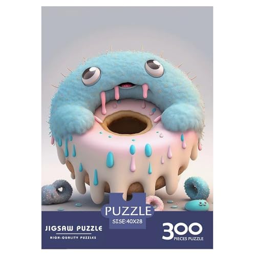 300-teiliges Puzzle mit süßen Monstern für Erwachsene Teenager. Puzzles für Erwachsene und Teenager, Erwachsene ab 14 Jahren. 300 Teile (40 x 28 cm) von WXMMoney