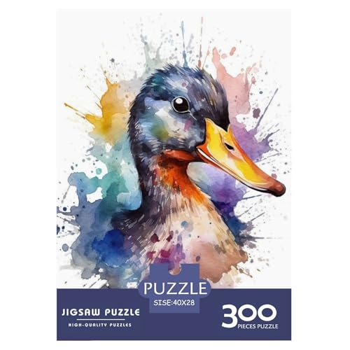 300-teiliges Tierkunst-Vogel-Puzzle für Erwachsene, schwieriges Holzpuzzle für Erwachsene, 300 Teile (40 x 28 cm) von WXMMoney