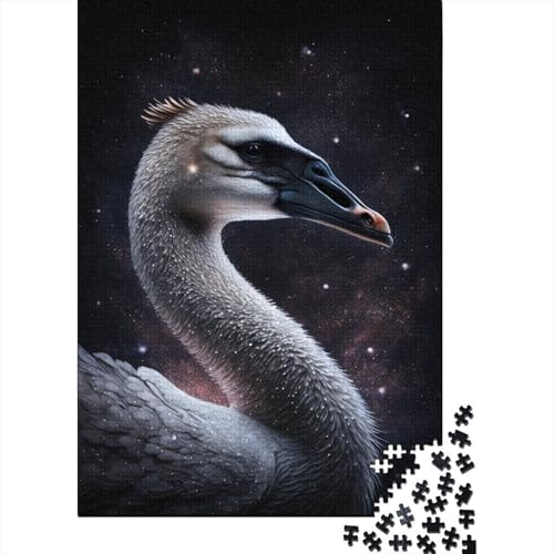 300-teiliges rechteckiges Puzzle für Kinder, Traumschwan, kreatives Puzzle, Herausforderungsspielzeug, Puzzles für Kinder, 300 Stück (40 x 28 cm) von WXMMoney