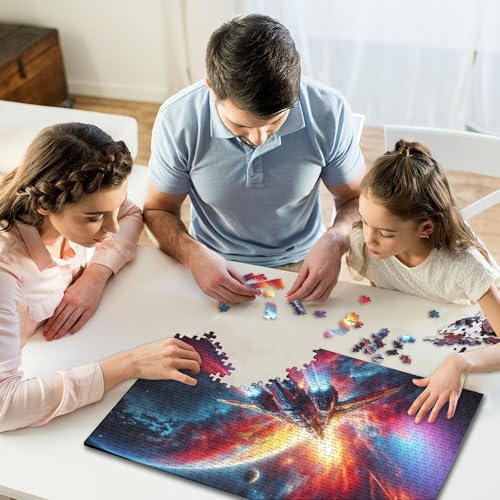 500-teiliges Puzzle 1357018 Kreatives quadratisches Puzzle für Kinder und Holzpuzzle, Spielzeug, Denkspiel, 500 Teile (52 x 38 cm) von WXMMoney