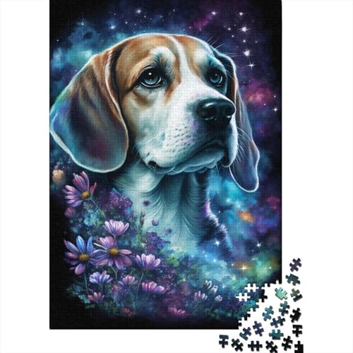 500-teiliges Puzzle für Erwachsene, Space Beagle, Puzzles für Kinder, Puzzles 500-teilig, Spielspielzeug für Kinder, Familienpuzzles, Geschenk, 500 Stück (52 x 38 cm) von WXMMoney