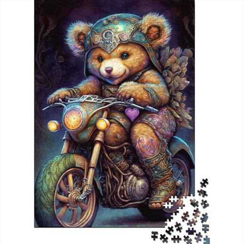 500-teiliges Puzzle für Kinder, Art Bear-Puzzle-Sets für Familienpuzzles, Brain Challenge-Puzzle 500-teilig (52 x 38 cm) von WXMMoney