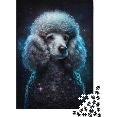 500-teiliges Puzzle für Kinder, Galaxy Star Poodle Puzzle, Puzzle für Erwachsene, Familienunterhaltungsspielzeug, 500 Stück (52 x 38 cm) von WXMMoney