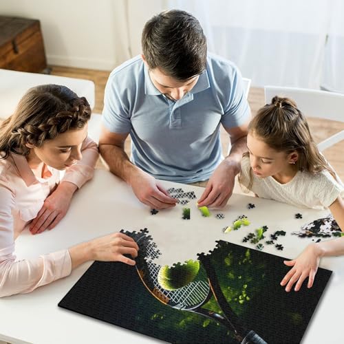 500-teiliges Puzzle für Kinder, künstlerisches Fußball-Quadrat-Puzzle, für Kinder und Teenager, Holzpuzzle, Heimkunstdekor, 500 Teile (52 x 38 cm) von WXMMoney