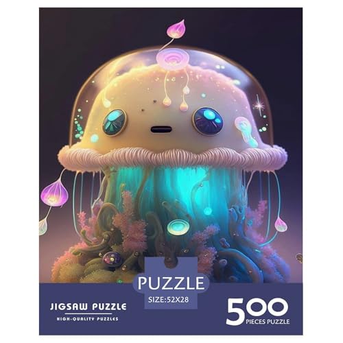 500-teiliges Puzzle mit süßen Monstern für Erwachsene Teenager. Puzzles für Erwachsene und Teenager für Erwachsene ab 14 Jahren. 500 Teile (52 x 38 cm) von WXMMoney