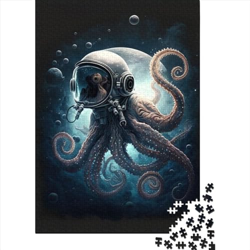 500-teiliges Space Squids1-Puzzle für Erwachsene und Teenager, Puzzle, Puzzle für Erwachsene, Puzzle für Erwachsene und Teenager, 500 Teile (52 x 38 cm) von WXMMoney