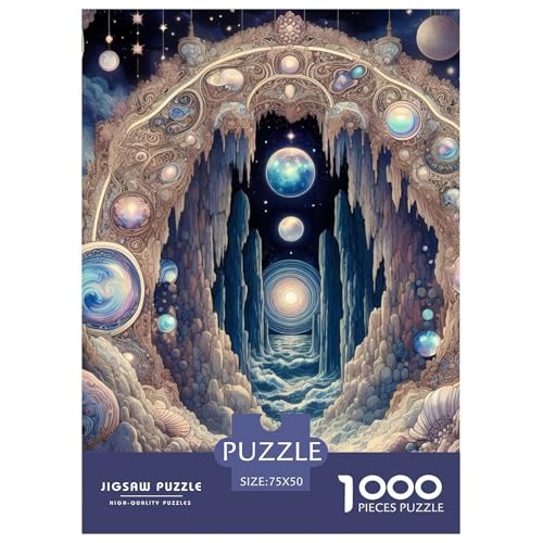 Abalone Gate-Puzzles für Erwachsene und Jugendliche, Holzpuzzles für Erwachsene, Puzzles, Puzzles für Erwachsene, Geschenke für Erwachsene, 1000 Teile (75 x 50 cm) von WXMMoney