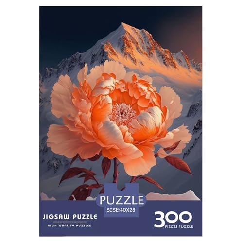 Art Flowers Puzzles für Erwachsene 300 Teile Puzzle für Erwachsene und Teenager Familienspiel 300 Teile (40x28cm) von WXMMoney