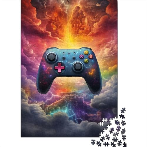 Art Game Controller Puzzle 1000 Teile Erwachsener Kniffel Spaß Für Die Ganze Familie - Abwechslungsreiche 1000 Puzzleteilige Motive Puzzle Erwachsene, Puzzel 1000pcs (75x50cm) von WXMMoney