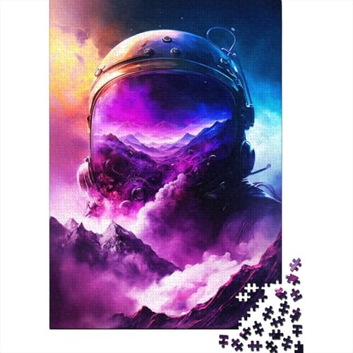 Astronaut im Weltraum-Puzzle, 500 Teile, Puzzle für Erwachsene, Puzzles für Erwachsene, nachhaltiges Puzzle für Erwachsene | Spiele 500 Teile (52 x 38 cm) von WXMMoney